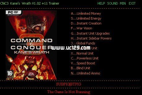 命令与征服3:凯恩之怒修改器