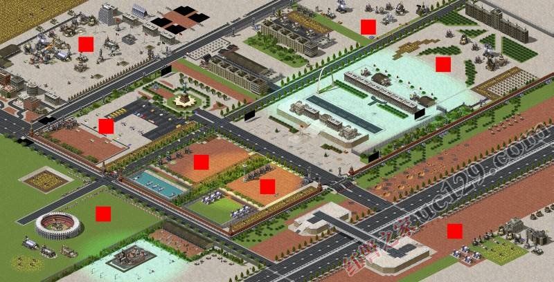 红色警戒2实验中学3.0地图