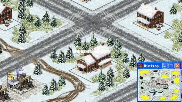 尤里的复仇8人对战地图《苏俄小镇》