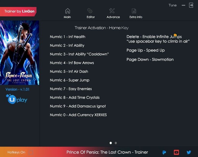 波斯王子失落的王冠全能修改器