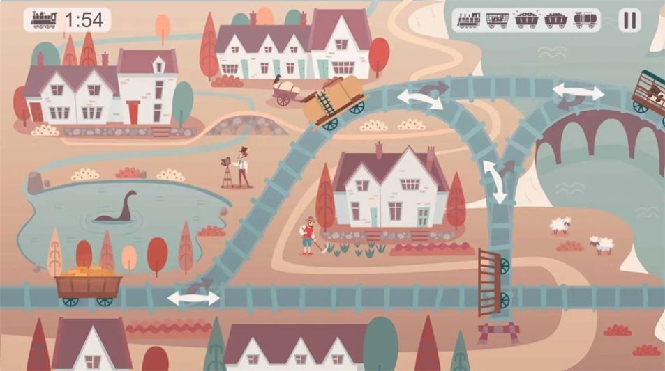 逻辑火车铁路拼图(Logic Train)