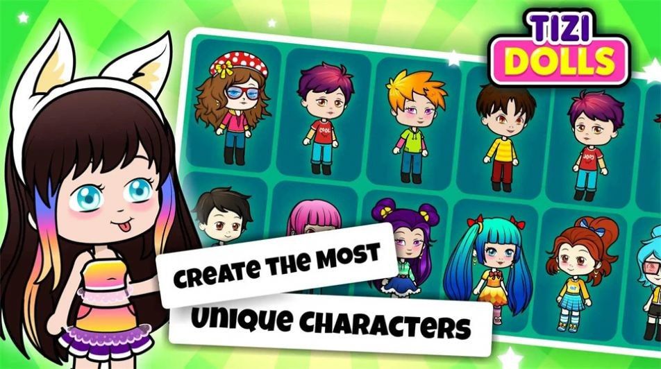 提兹小镇娃娃装扮(Tizi Town: Doll Dress Up Games)