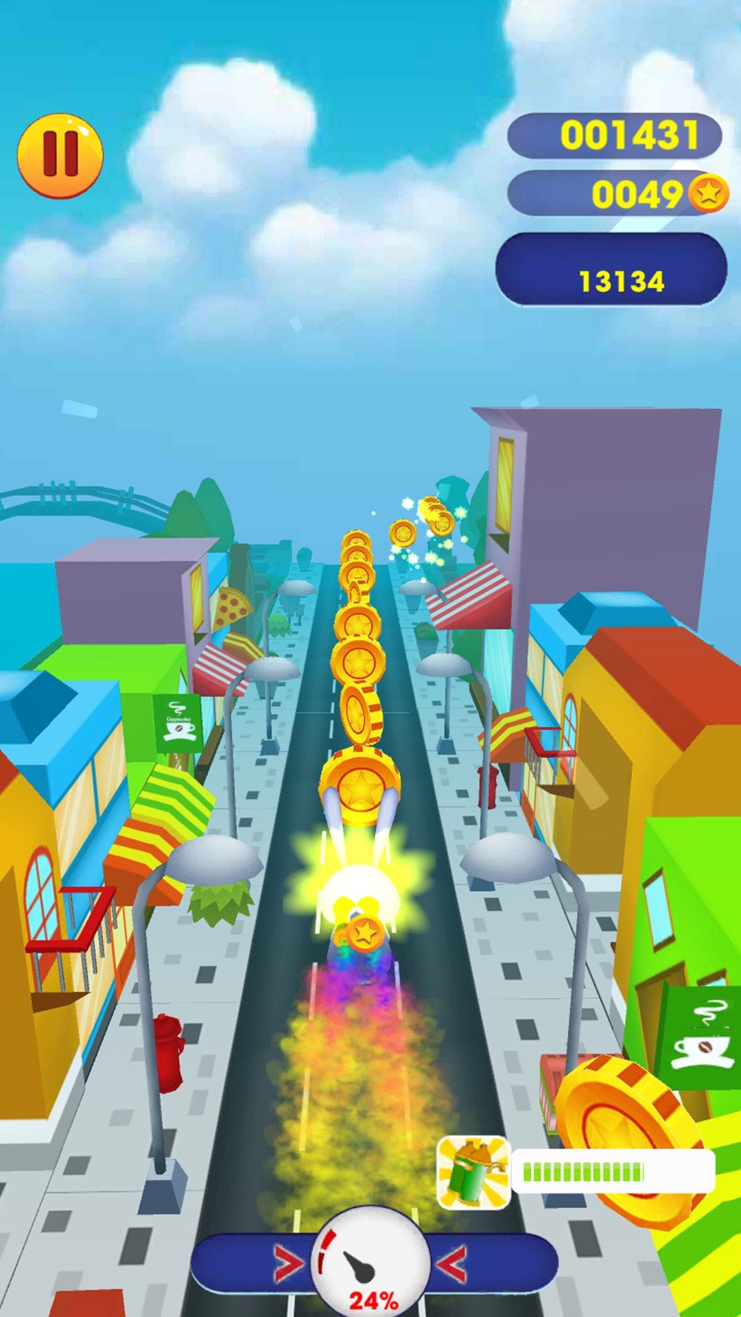 超级跑酷小游戏